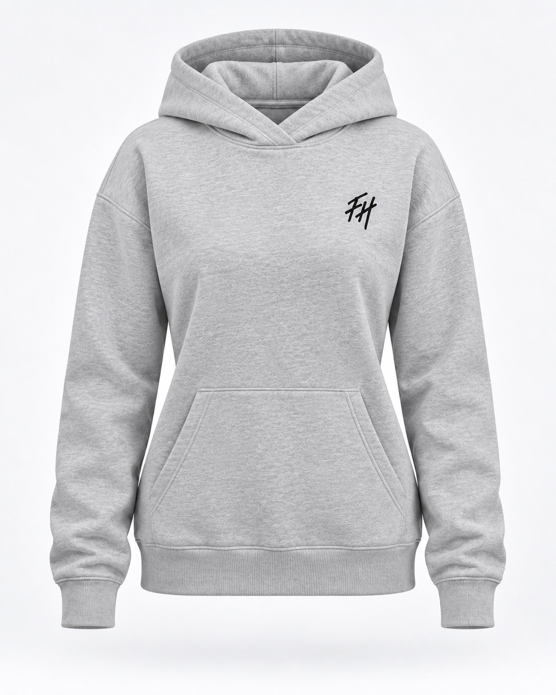 Sudadera gris de mujer FH sin botones
